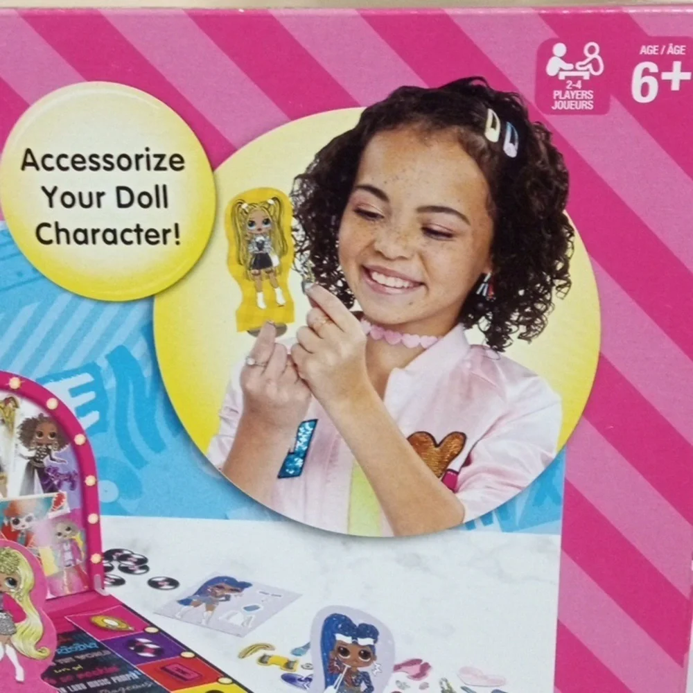 L.O.L. GIRLS OMG REMIX DRESS UP BOARD GAME AGES 6+ NWT